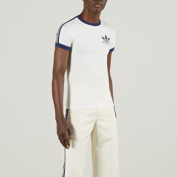 Футболка Adidas Originals X мужская белая Gucci, белый — фото 3