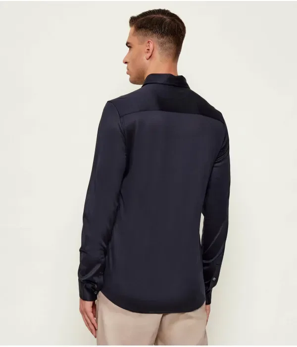 Рубашка regular fit Emporio Armani, темно-синий — фото 4