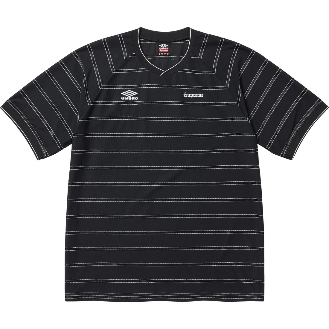 Umbro полосатая футболка 'SS 25' Supreme, белый — фото 3