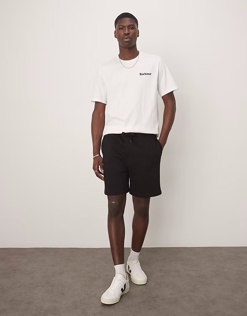 

Узкие шорты средней длины ASOS DESIGN черного цвета