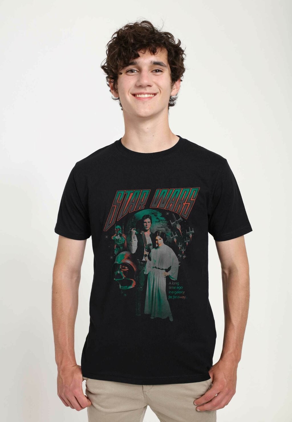 

Футболка с принтом STAR WARS: CLASSIC STAR CROSSED LOVER UNISEX Star Wars, черный