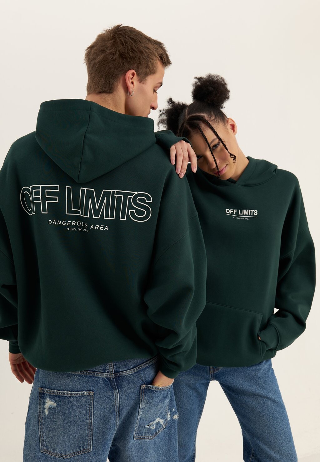 

Толстовка Unisex YOURTURN, цвет dark green