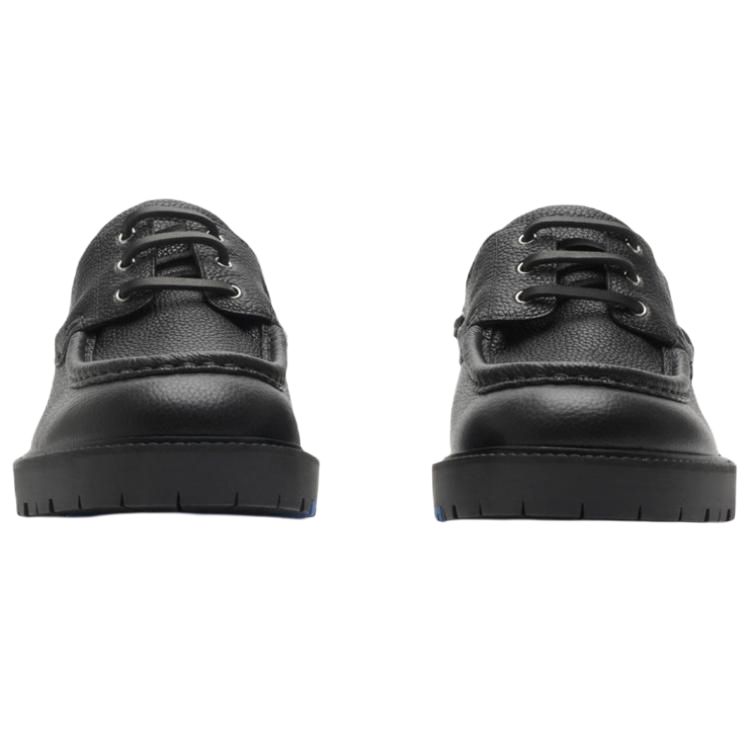 Burberry Мужские лодочные туфли Raft Boat Shoes Black — фото 4