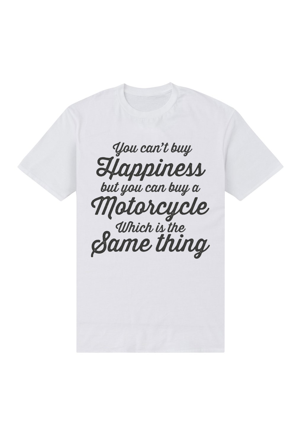 

Футболка с принтом MOTORCYCLE HAPPINESS Henry Tiger, белый