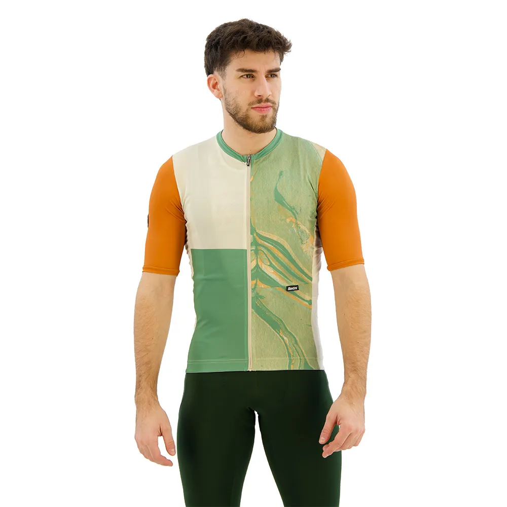 

Джерси с коротким рукавом Santini Sandstorm Comfort, зеленый