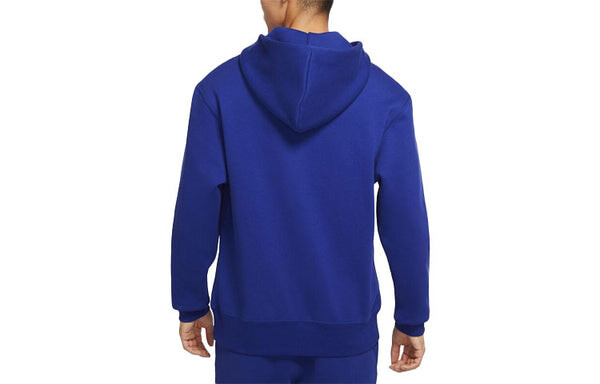 Толстовка Men's Air Jordan Sport Fleece Knit Pullover Hooded Sports Blue, синий — фото 2