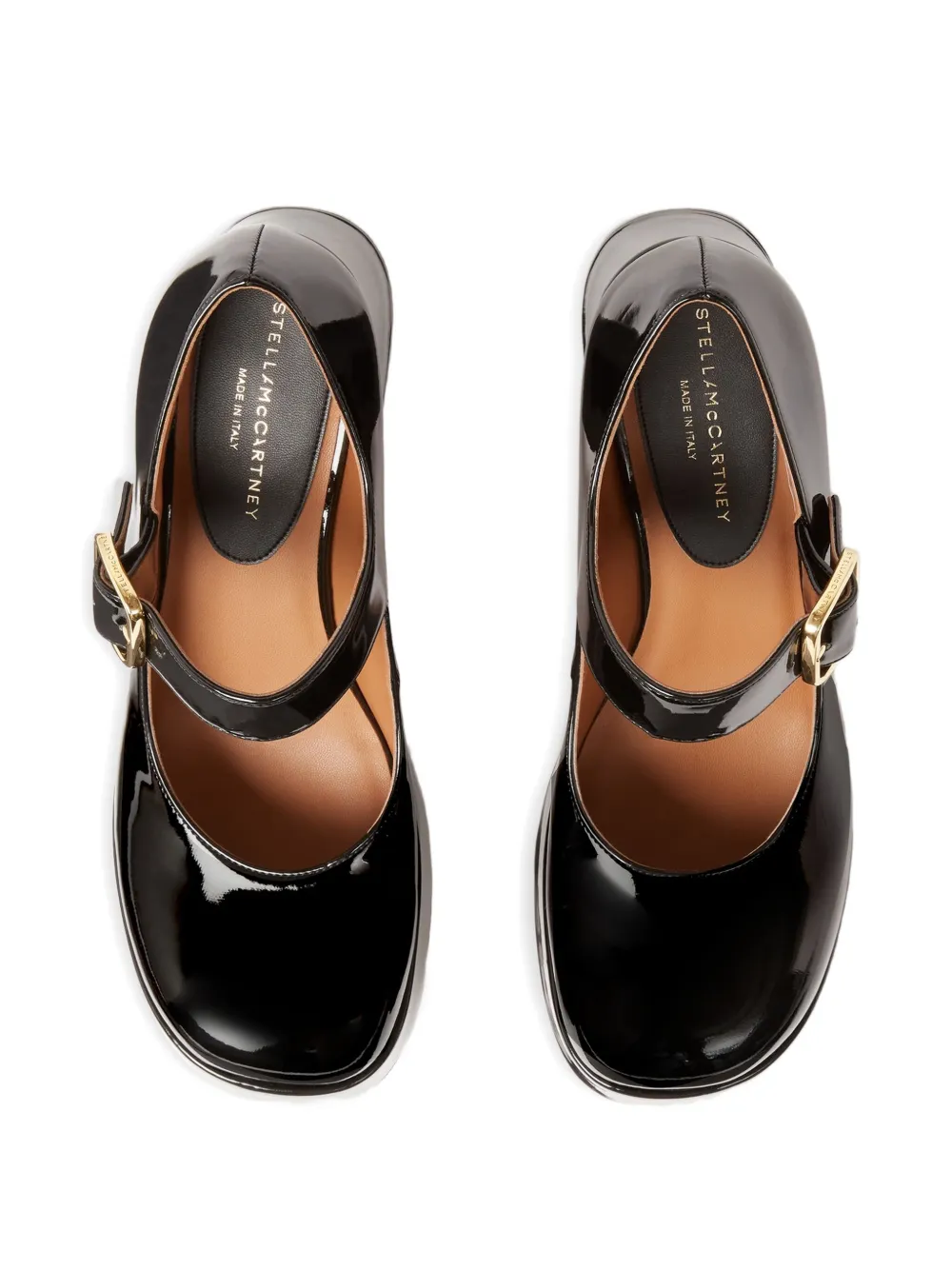 Туфли-лодочки на платформе с застежкой-пряжкой STELLA MCCARTNEY, черный — фото 4