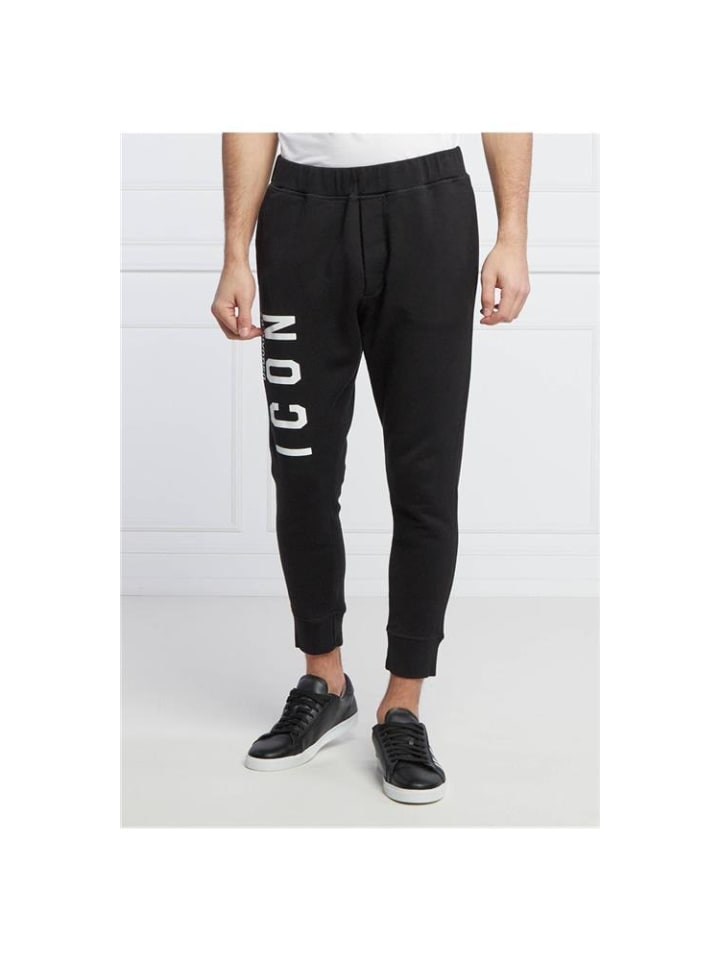 

Тренировочные лыжные штаны Dsquared2 ICON, черные, мужские