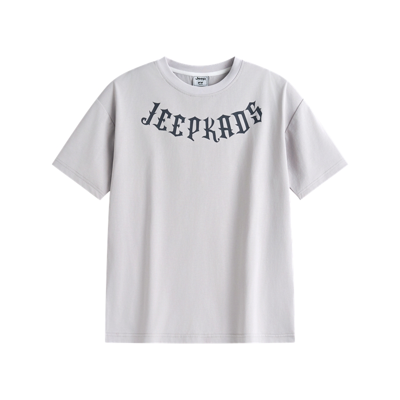 

Футболка с круглым вырезом для школьников Jeep, cool серый