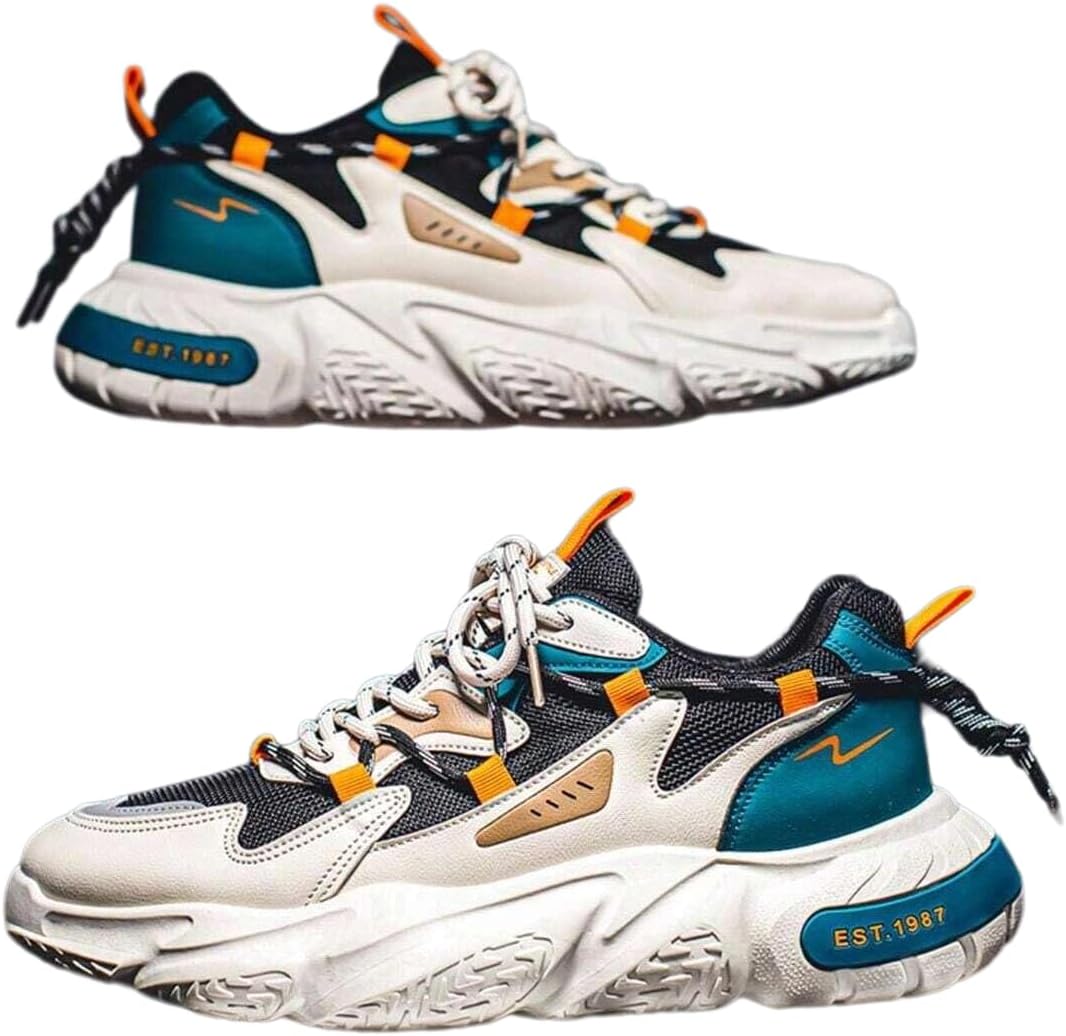 

Мужские кроссовки Y2K с сетчатым материалом, массивного стиля, с эффектом увеличения роста, для осеннего отдыха на улице, бега и путешествий, с противоскользящей толстой подошвой и современным уличным дизайном Ctkvbmeoi, черный