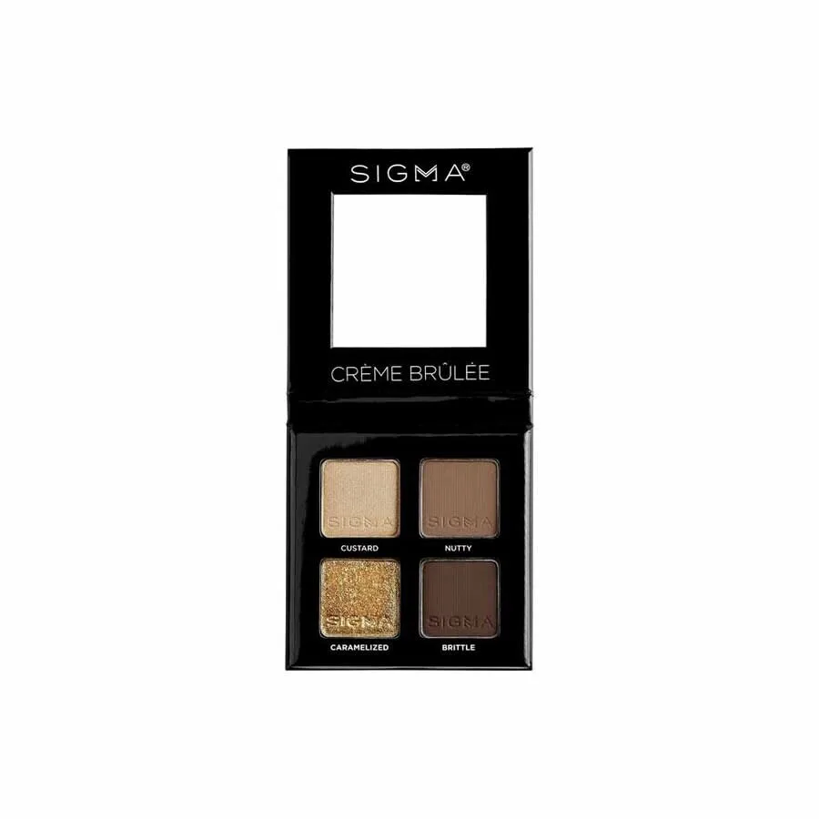 SIGMA Beauty Набор теней для век для женщин Quad Creme Brulee Макияж 811425036174