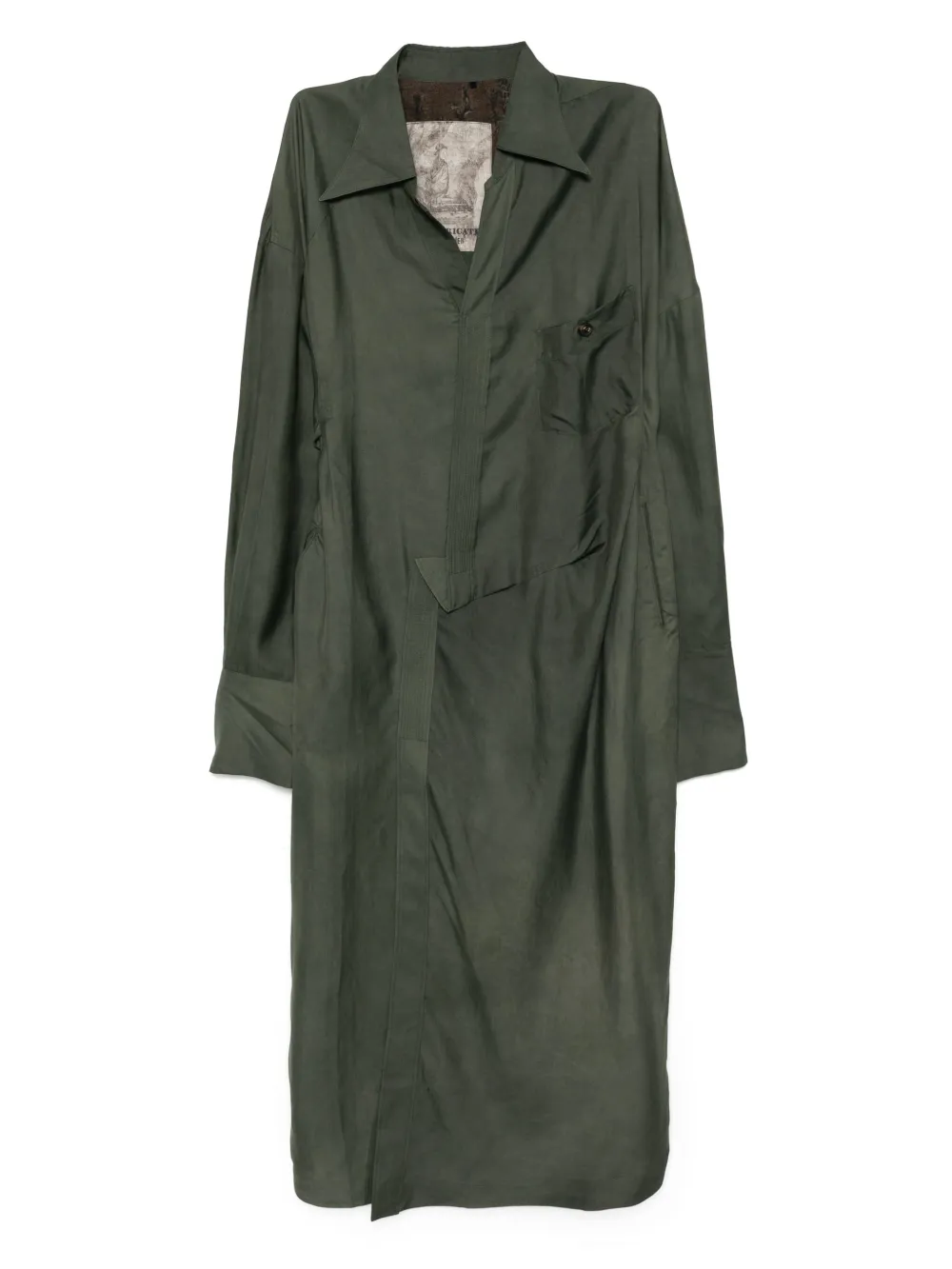 

Платье с длинными рукавами Ziggy Chen, зеленый