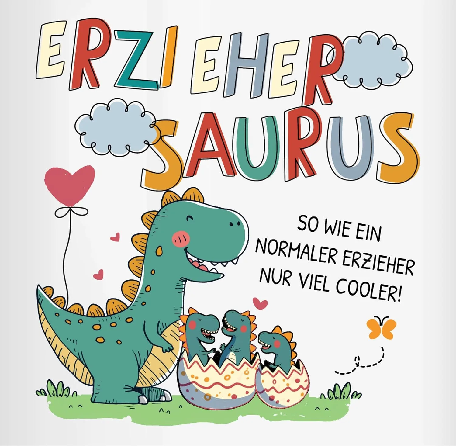 Кружка Erziehersaurus 325 мл — как обычный воспитатель, только круче Shirtracer — фото 2