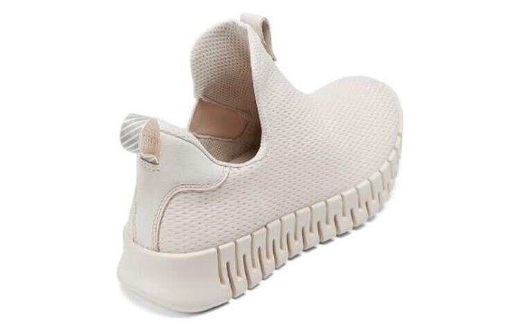 Кроссовки ecco Lifestyle Shoes Women's Low-top Beige, бежевый — фото 4