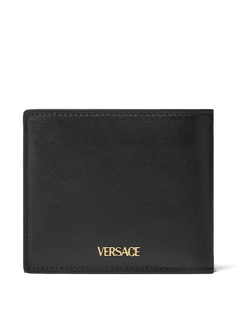 Двухсложный кошелек с аппликацией La Medusa Versace, черный — фото 2