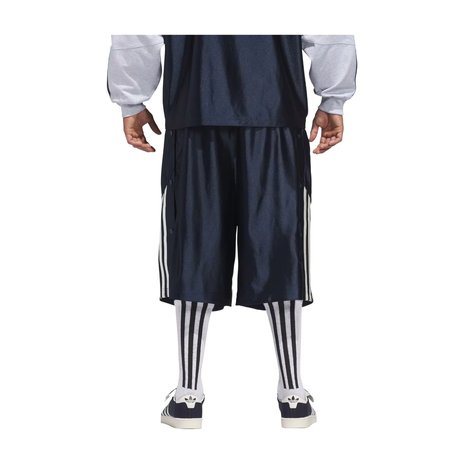 Шорты Adidas x Willy Chavarria Dazzle Shorts 'Blue' — фото 4
