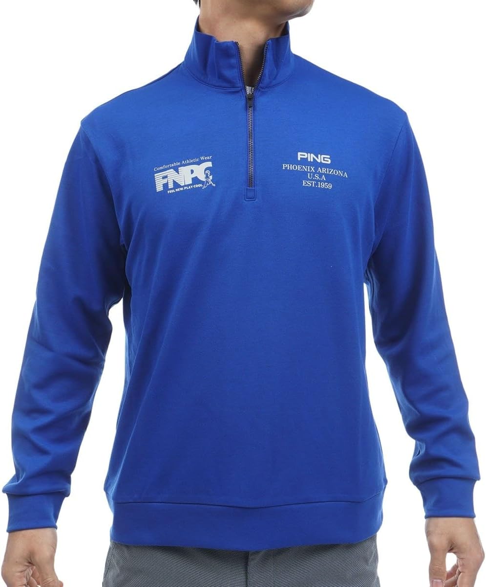 

Мужская толстовка с высоким воротником Ping Apparel (эластичная во всех направлениях, приятная на ощупь) 621-6162201, синий