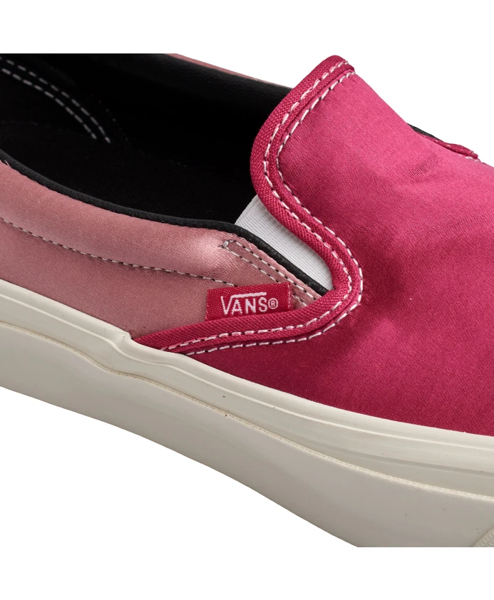 Атласные слипоны с высококачественной отделкой Vans, розовый — фото 2