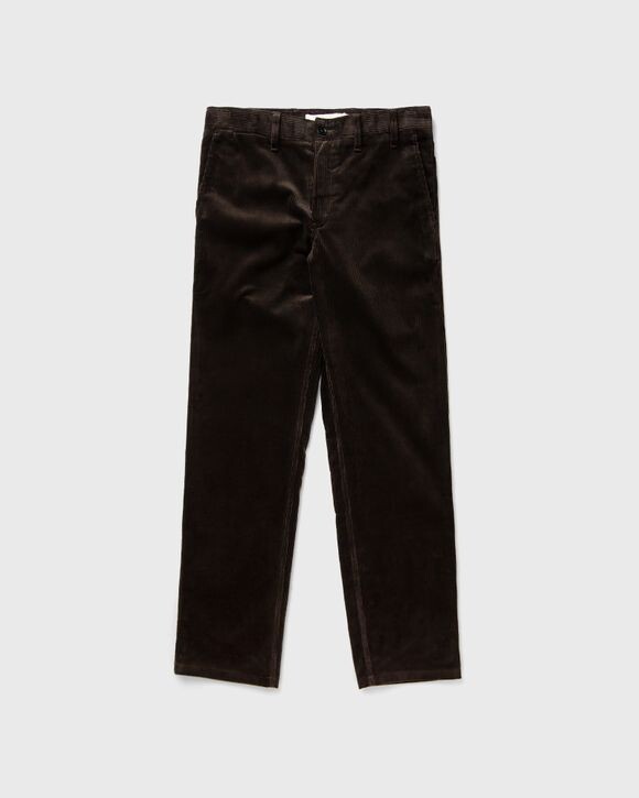 

Брюки Norse Projects Aros Regular Wide Wale Corduroy Chino, цвет espresso