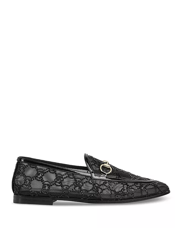 Новые женские лоферы Jordan Gucci, черный — фото 2