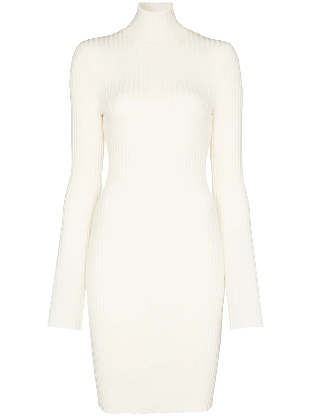 

Приталенное платье мини в рубчик Wolford, нейтральный