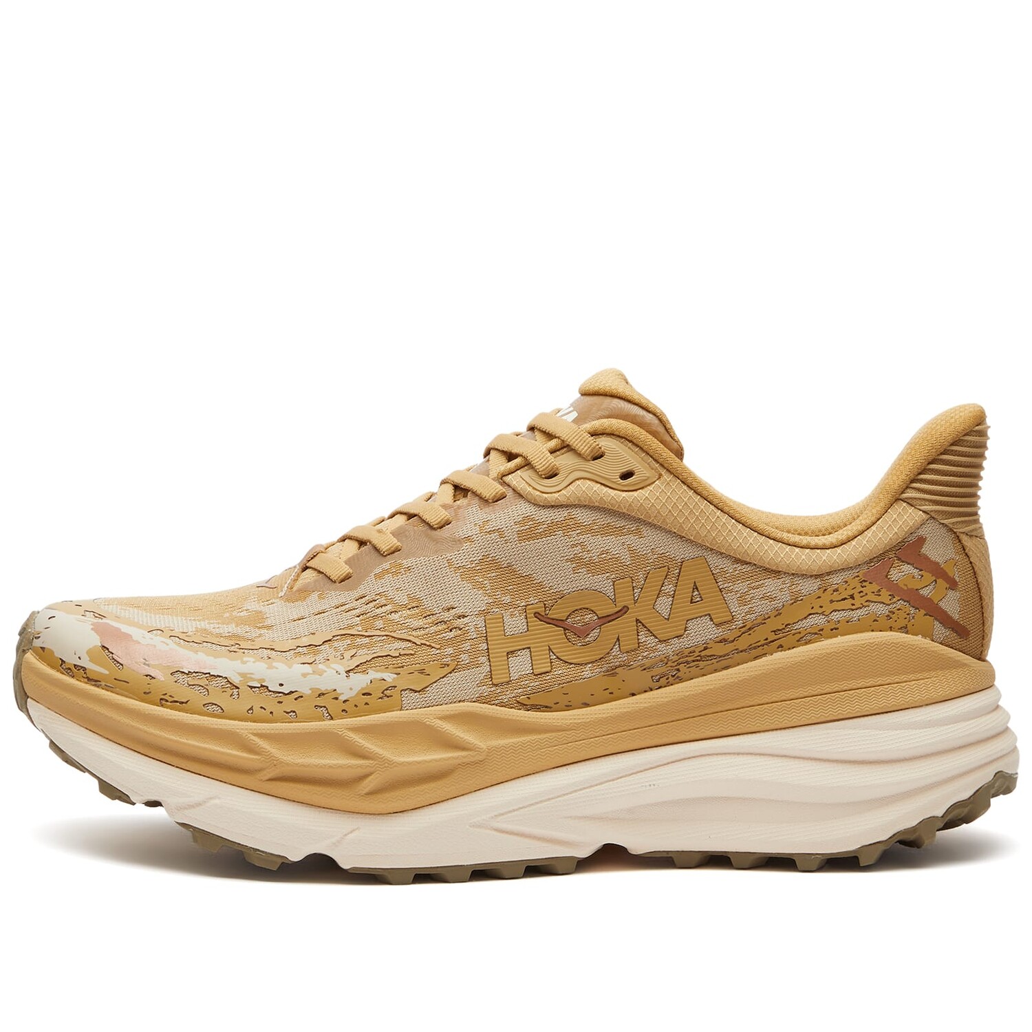 

Кроссовки Hoka One One Stinson 7, цвет Wheat & Shifting Sand