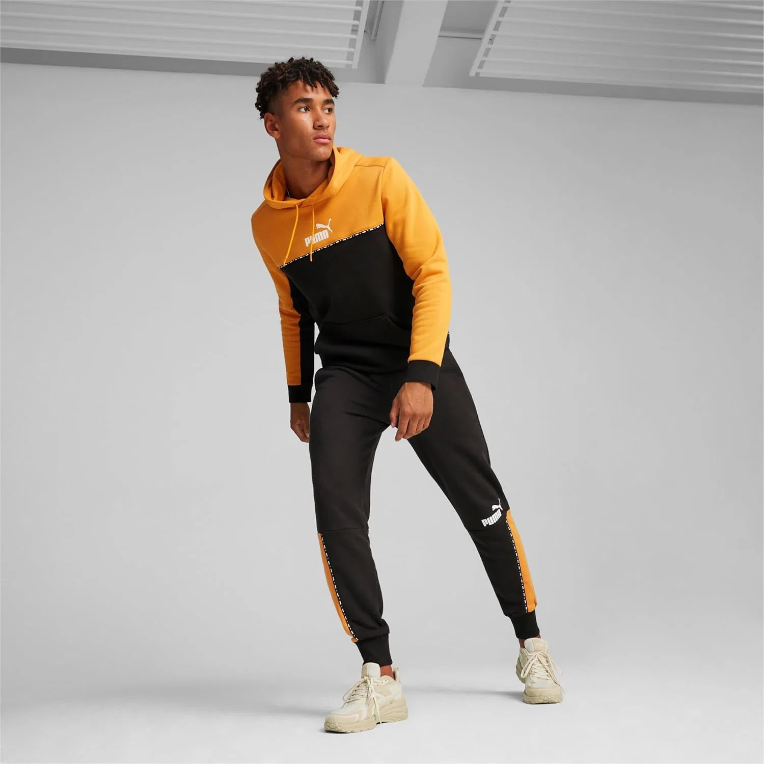 PUMA Hypnotic LS унисекс низкие кроссовки для взрослых, Putty Alpine Snow Beige White — фото 2
