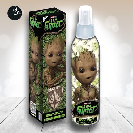 

Groot Body Spray 200мл детские духи, Серый, Groot Body Spray 200мл детские духи