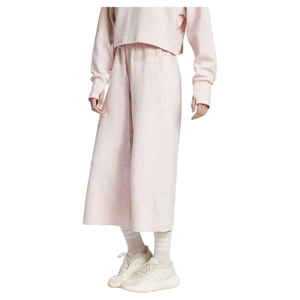 

Джоггеры adidas All SZN Rib Wide Leg, розовый