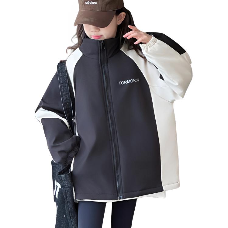 

Детская верхняя одежда для дошкольников PROTECTCAMEL, черный coat+экрю lining