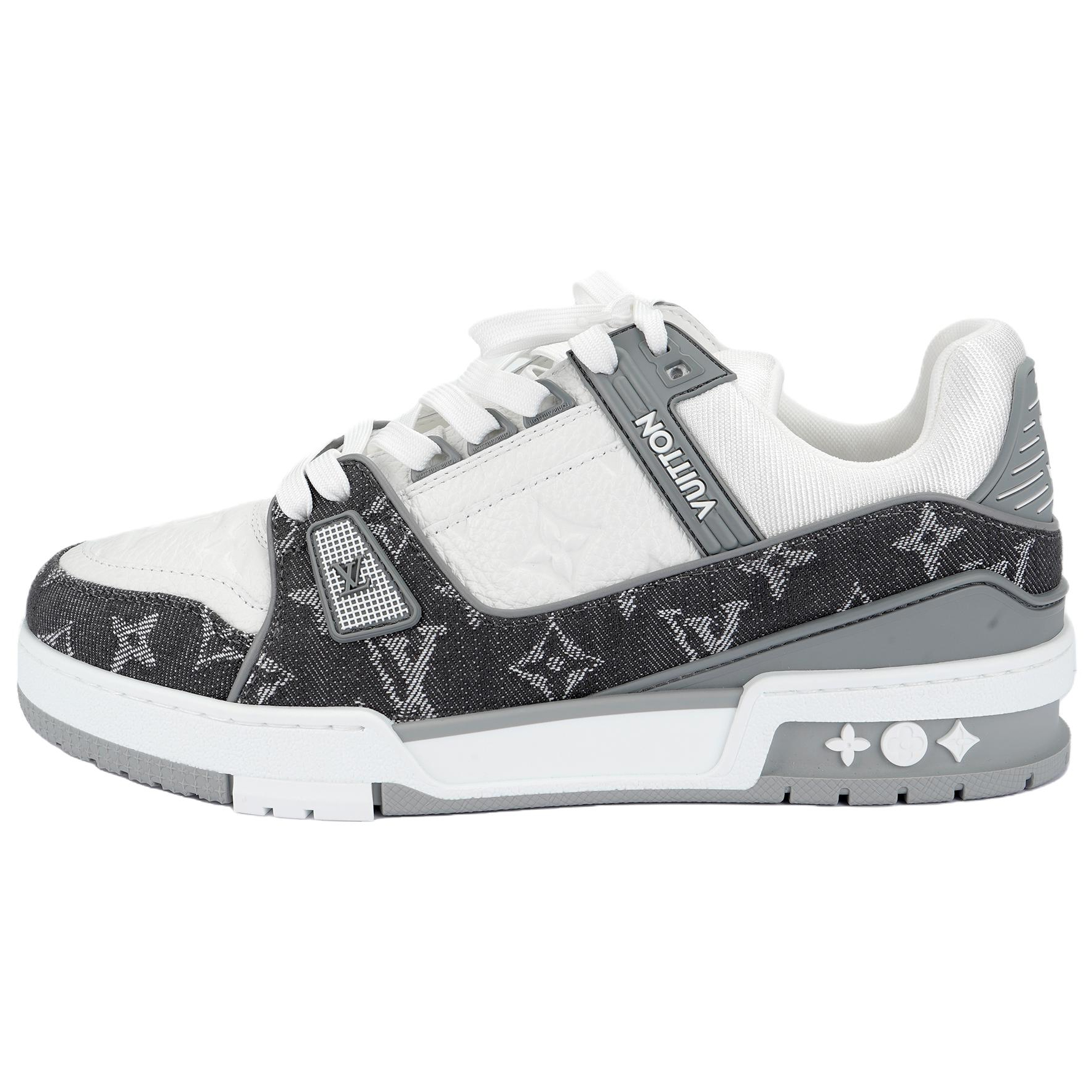 Кроссовки для скейтбординга Trainer Low-Top, женские, серые LOUIS VUITTON, Original Shoe Box Included