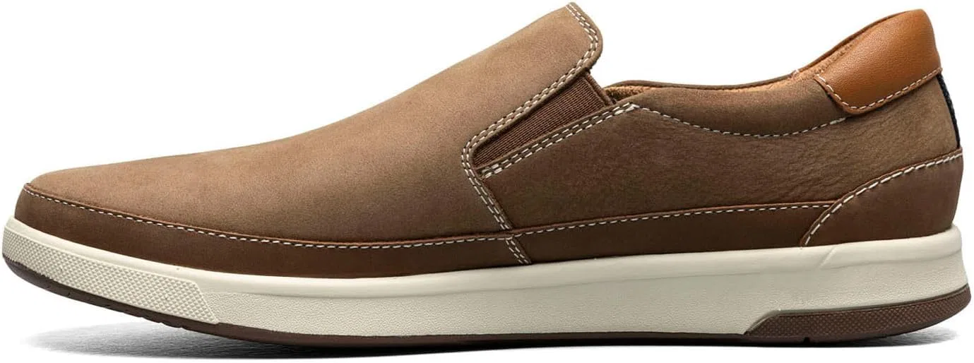 Мужские туфли Florsheim с двойной эластичной вставкой и перекрестными манжетами, Mushroom — фото 4