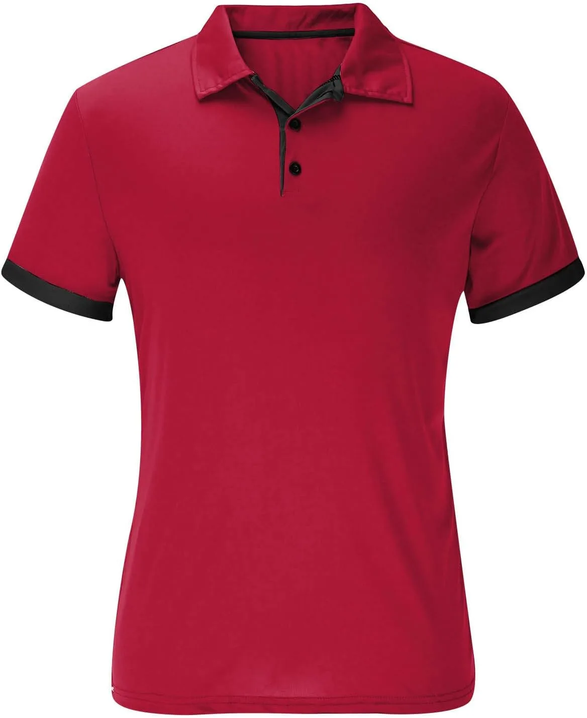 

Мужская футболка с коротким рукавом и воротником Quick Dry Slim 3 Buttons