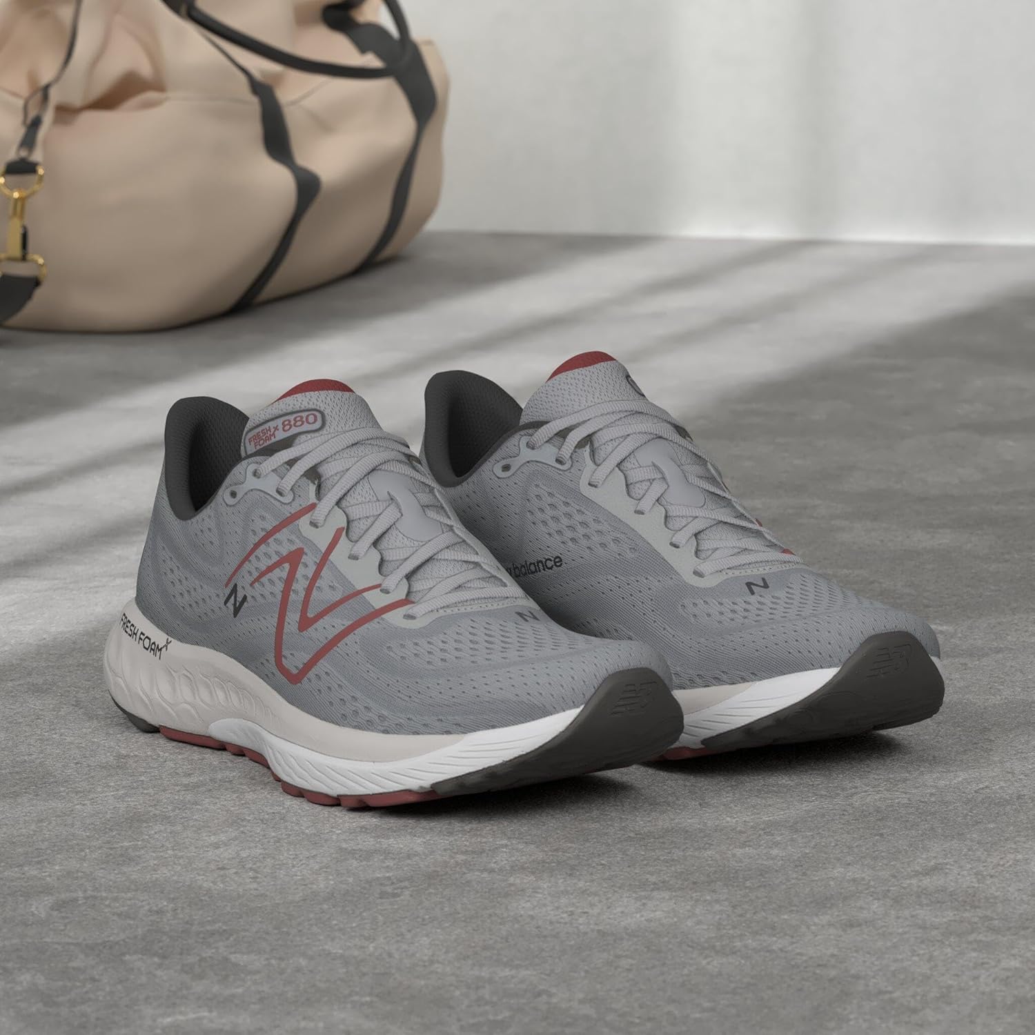 Мужские кроссовки для бега New Balance Fresh Foam X 880 V13, черный/серый — фото 2