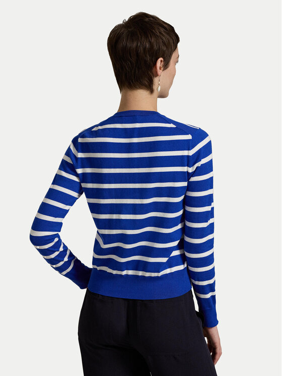 Кардиган свободного кроя 211891885006 Polo Ralph Lauren, синий — фото 3