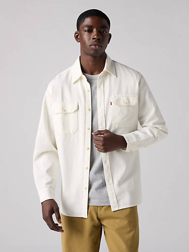 

Рубашка рабочая Джексон Levi's, цвет Eezo Ecru - White