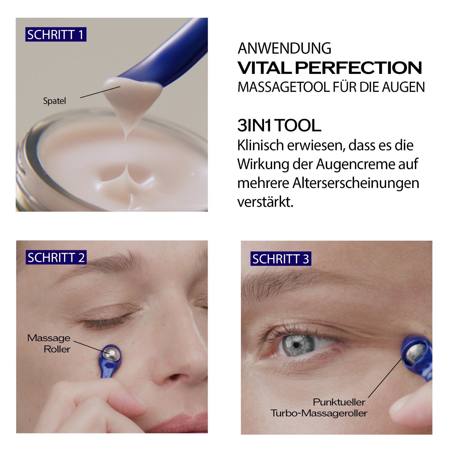 Крем для век Shiseido — Vital perfection uplifting and firming advanced eye cream , объем, 15 мл — фото 3