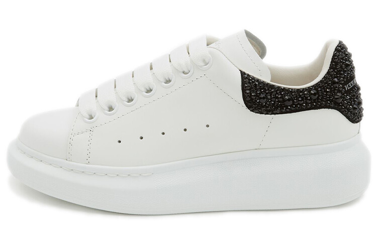 Alexander McQueen оверсайз белые черные кристаллы (женские)