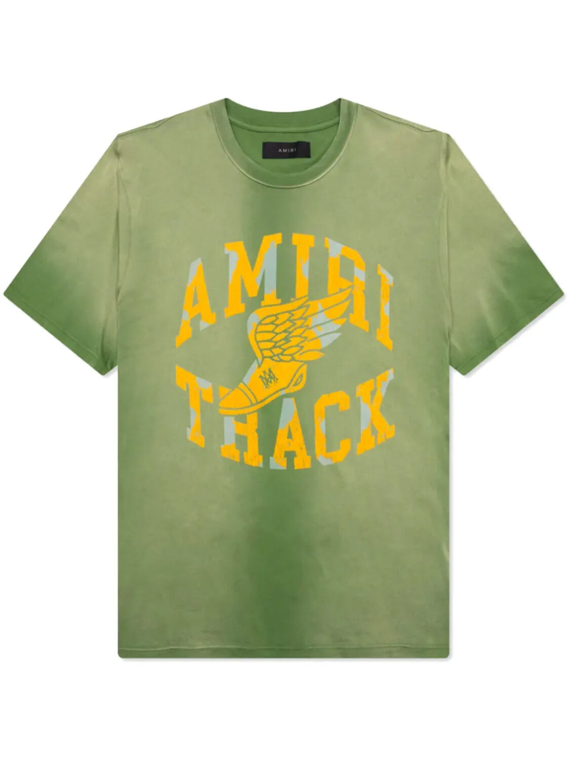 

AMIRI футболка Track с логотипом, зеленый