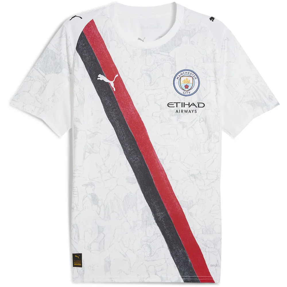 

Футболка с коротким рукавом Puma Super Manchester City FC Replica junior, белый