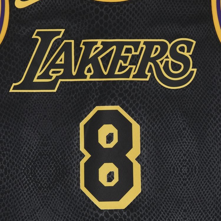 Джерси Nike Kobe Mamba Mentality Los Angeles Lakers City Edition Swingman Jersey Black, черный — фото 3