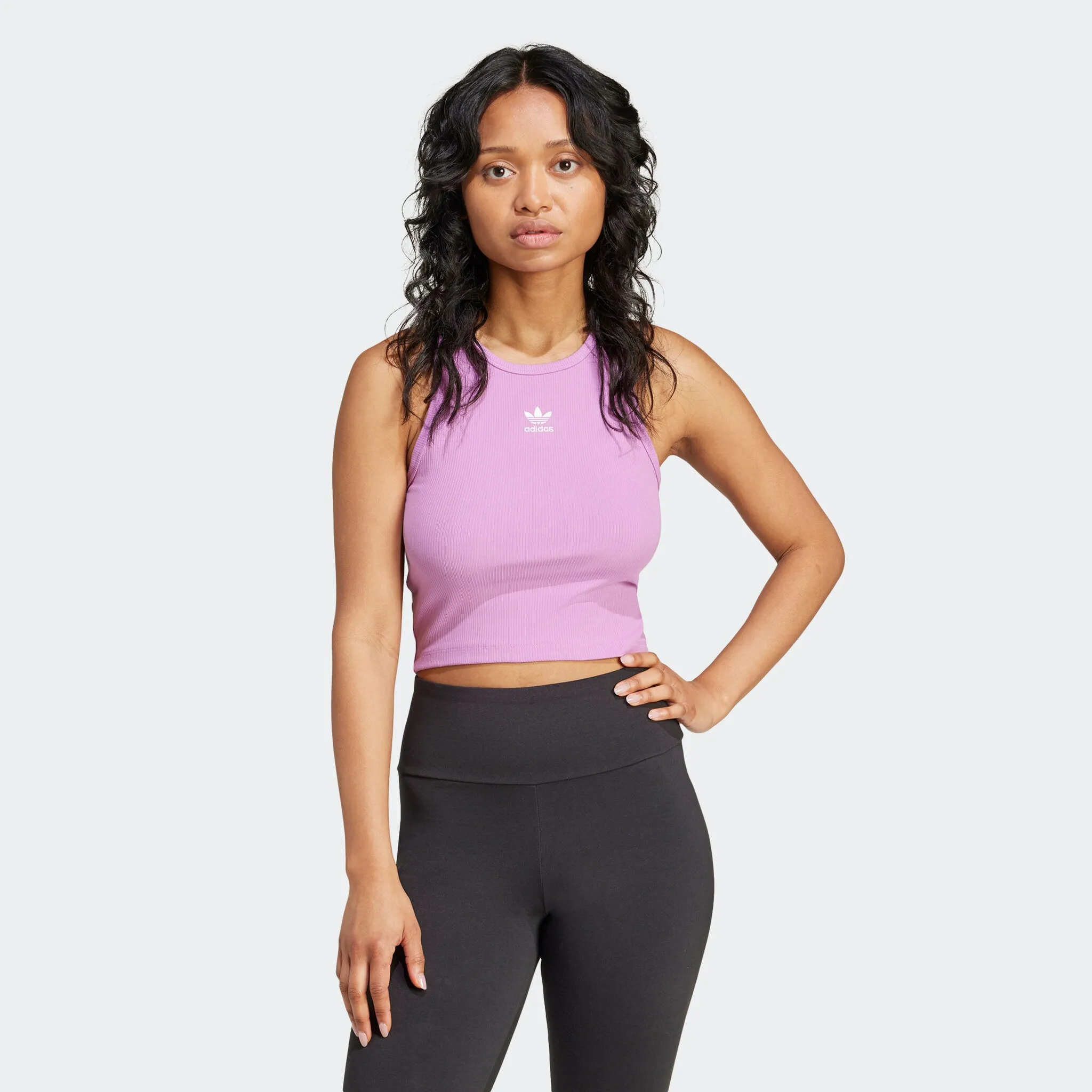 

Майка Adidas Originals "ESS RIB TANK", фиолетовый
