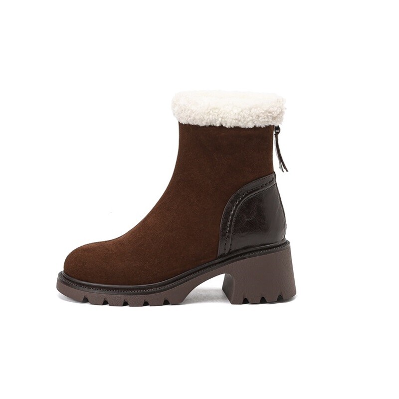 

Ботильоны женские Bai Shiting, цвет Coffee