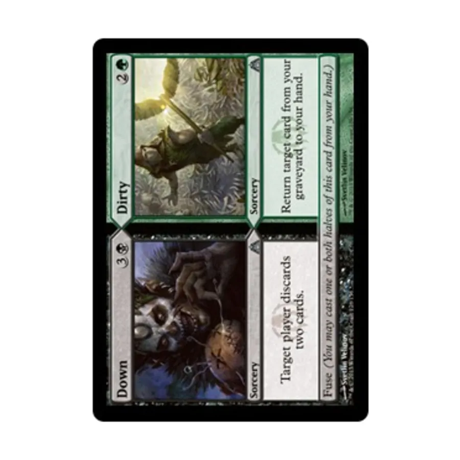 

CCG Вниз // Грязно (U), MTG - Dragon's Maze