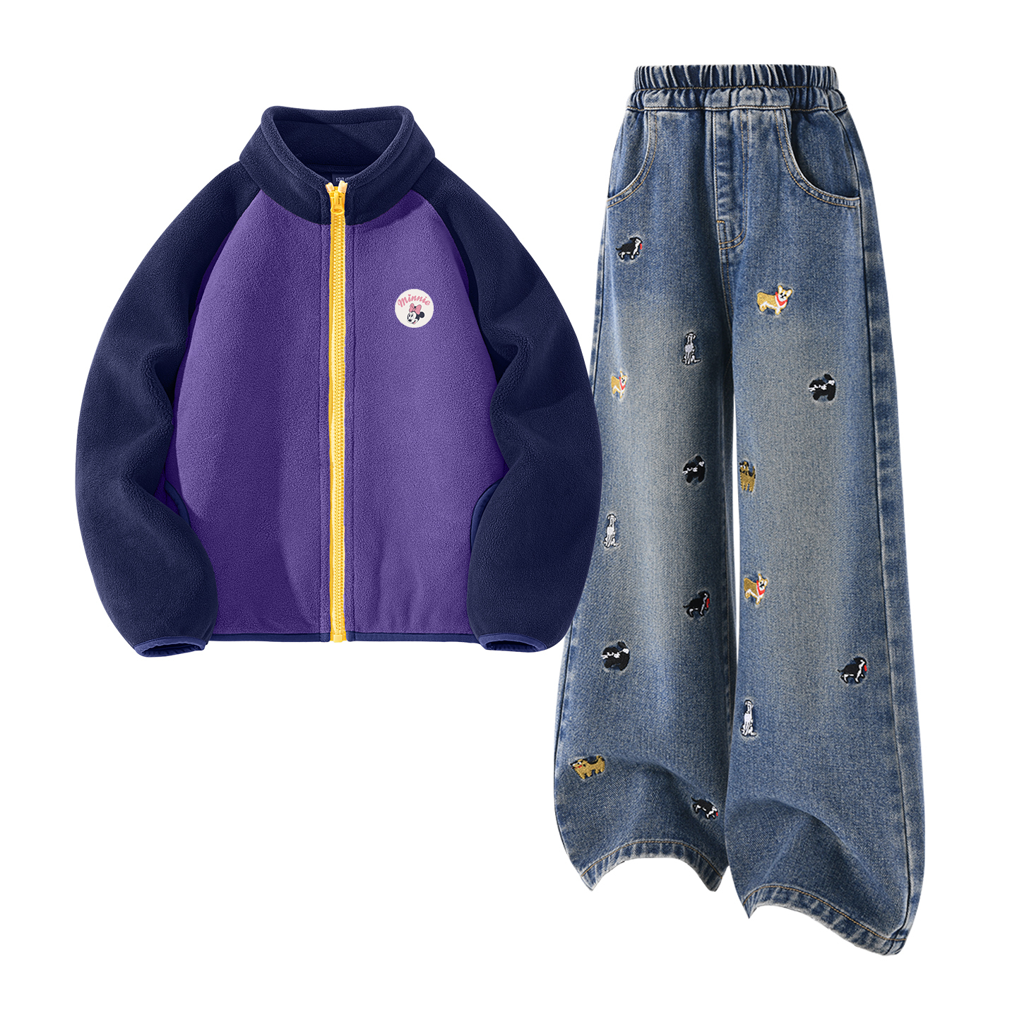 

Детская повседневная спортивная одежда Disney, фиолетовый