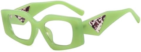 

Популярные модные солнцезащитные очки Polygon для женщин, ретро-очки с желейными линзами, защита от УФ-излучения UV400, прозрачная оправа для мужчин MTZJH, Green Clear