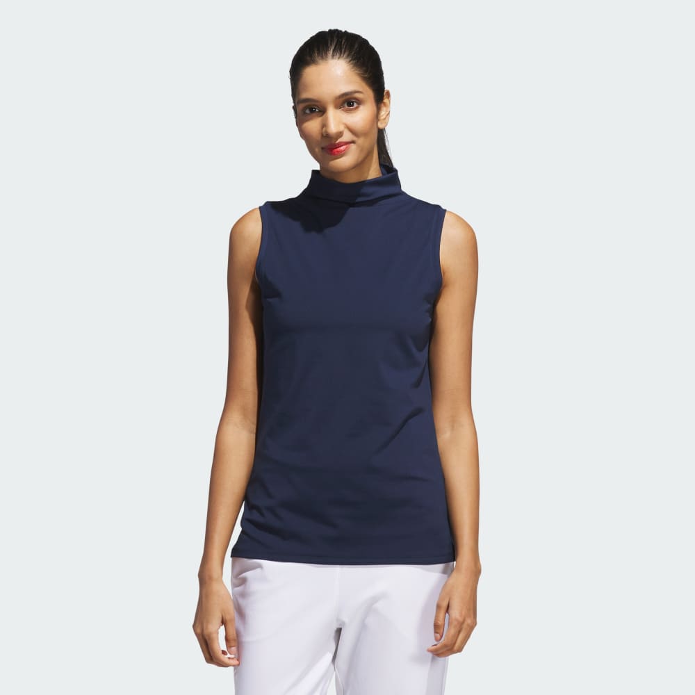 

Спортивный топ Adidas Ultimate365 Sleeveless Mock Neck Top, цвет Collegiate Navy