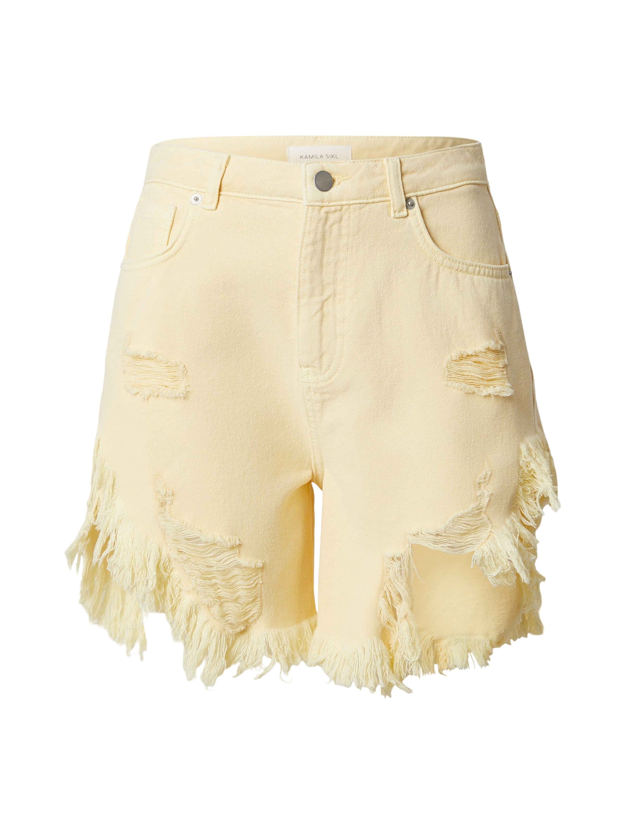 

Kamila Šikl Джинсовые шорты Regular желтого цвета