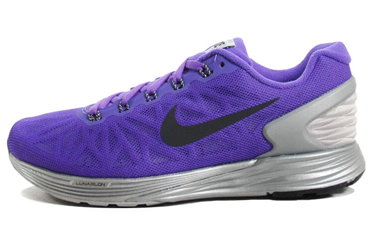 

Кроссовки Lunarglide 6 мужские с низким верхом фиолетовые/серебристые Nike