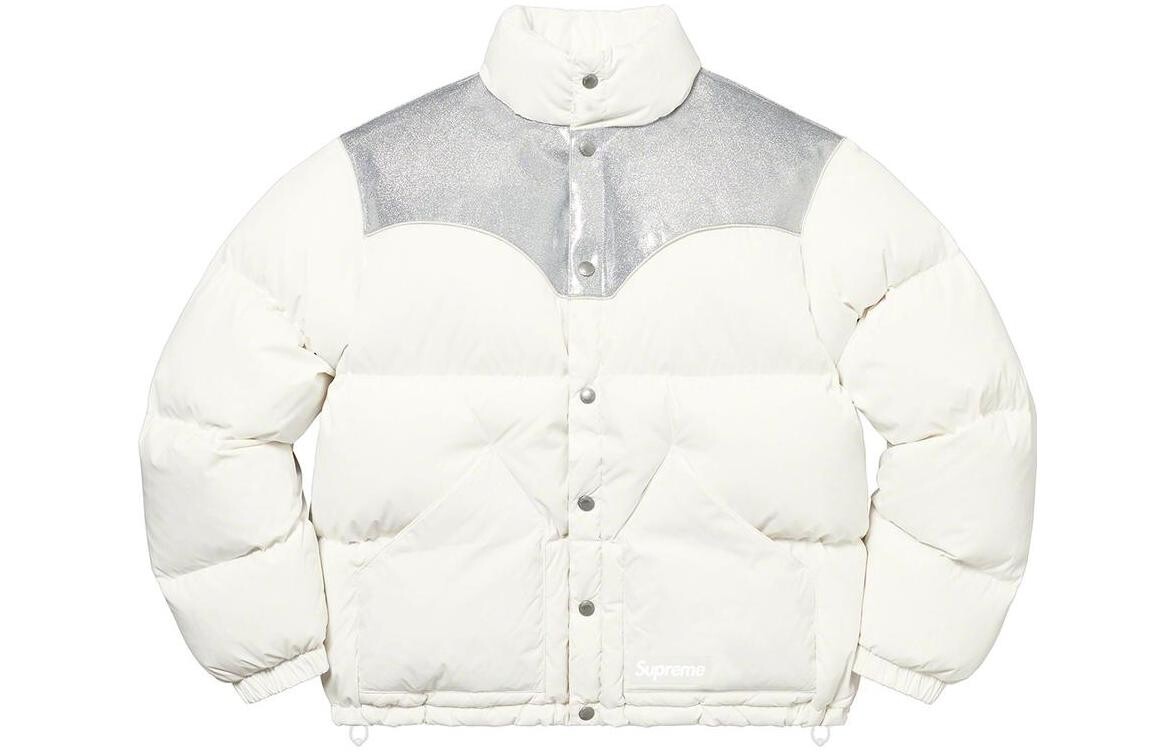 

Пуховик унисекс Supreme, белый